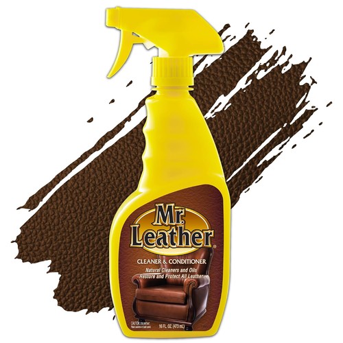 Leather cleaner and - leather,