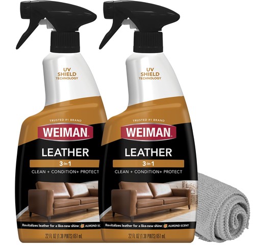 Weiman leather cleaner - leather,